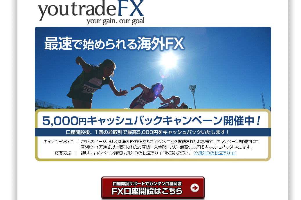 海外FXのYou TradeFX